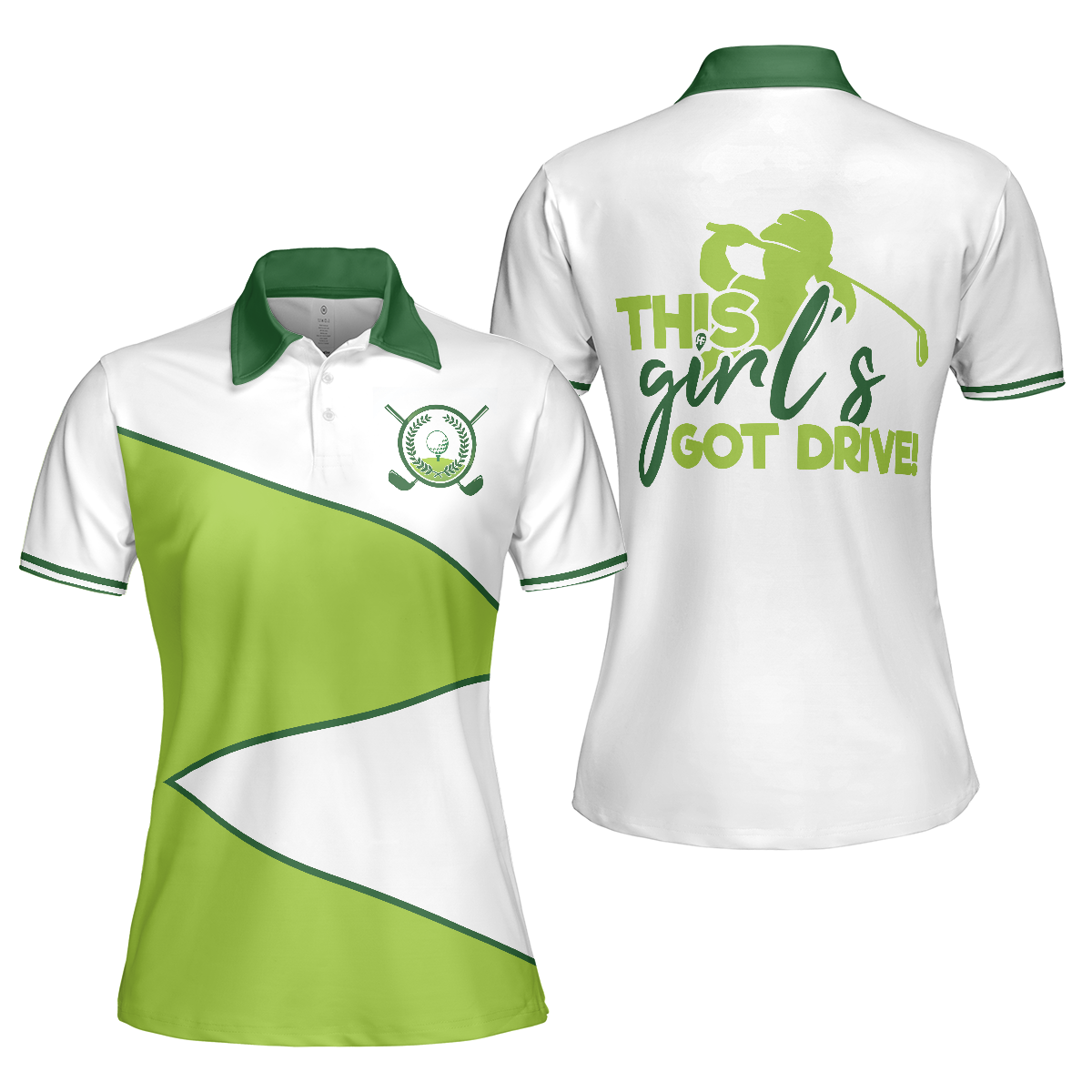 This Girl's Got Drive Golf Short Sleeve Women Polo Shirt - Perfect Gift For Women