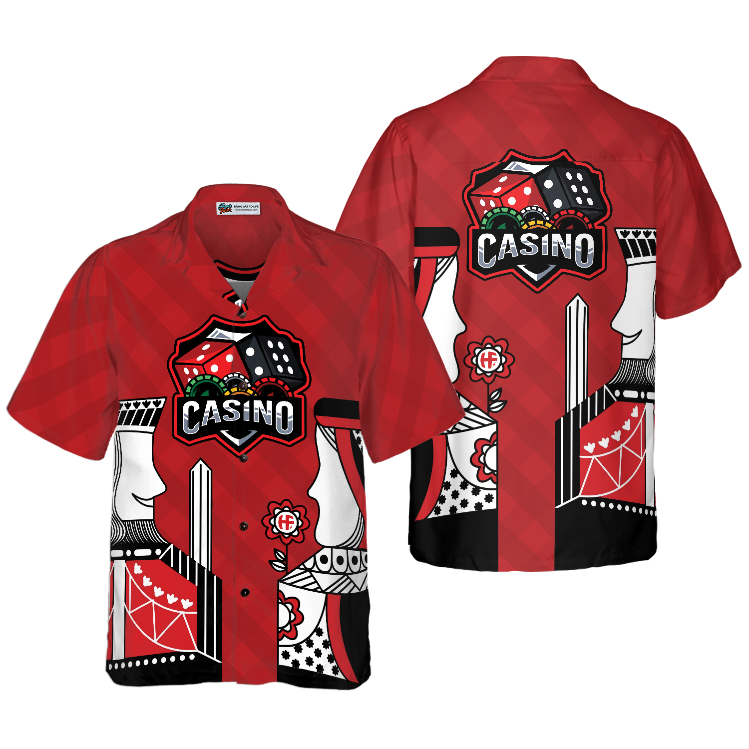 Casino Mascot Hawaiian Shirt, Best Gift For Husband, Wife, Boyfriend, Girlfriend, Friend, Family