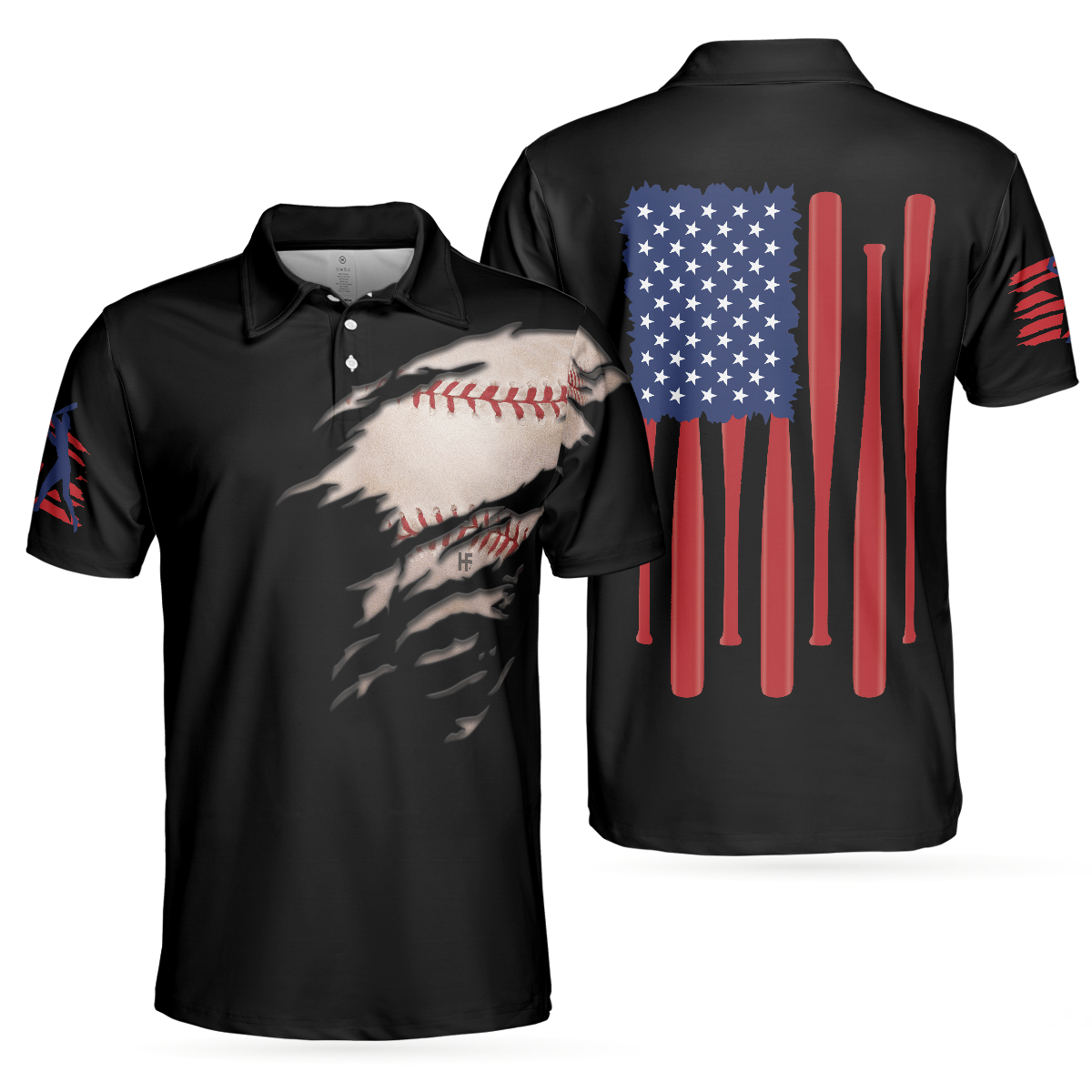  Boston Red Sox Men's Moisture Wicking Patriotic Polo