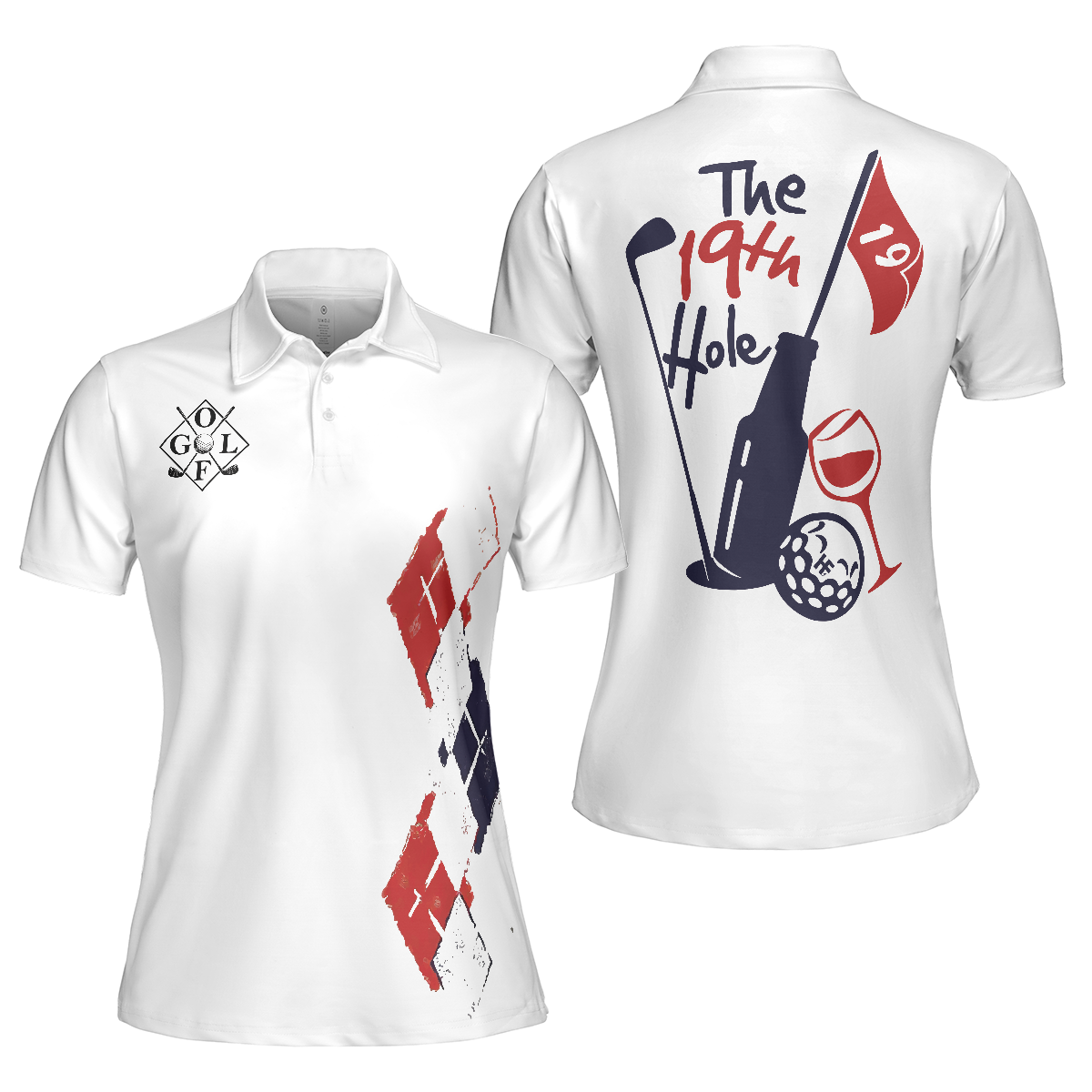 The 19th Hole Golf Short Sleeve Women Polo Shirt - Perfect Gift For Women