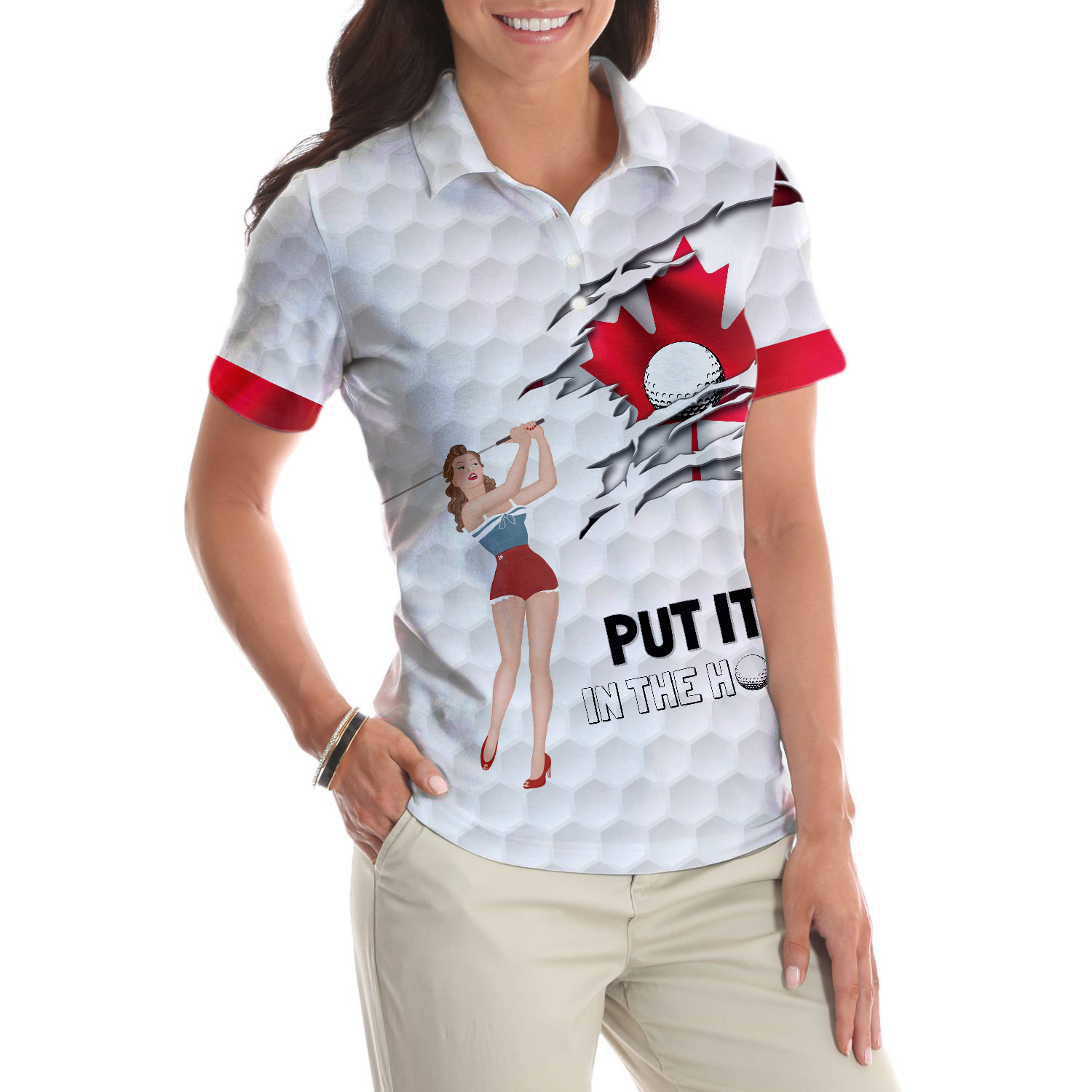 Women's golf hot sale shirts canada