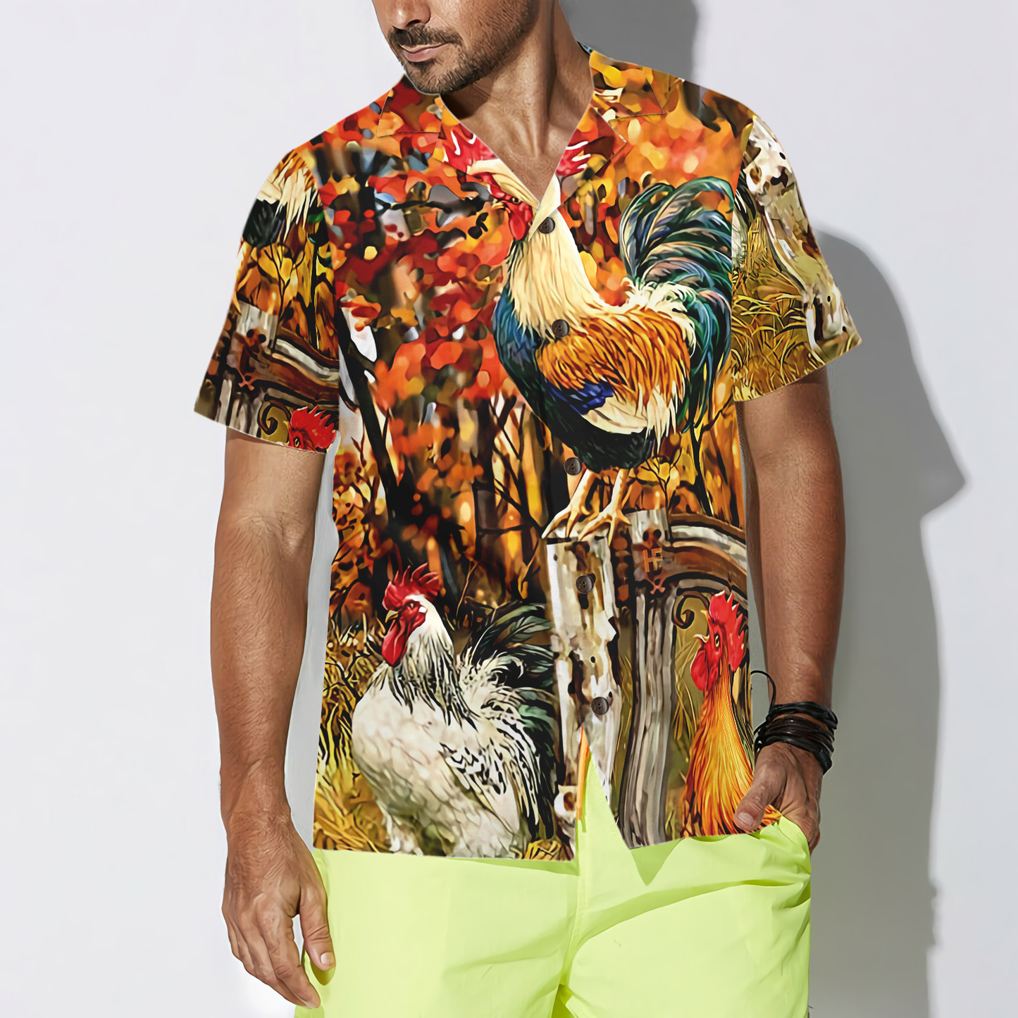 Chicken Family Farm Hawaiian Shirt, Best Gift For Chicken Lover, Husband, Wife, Boyfriend, Girlfriend, Friend, Family