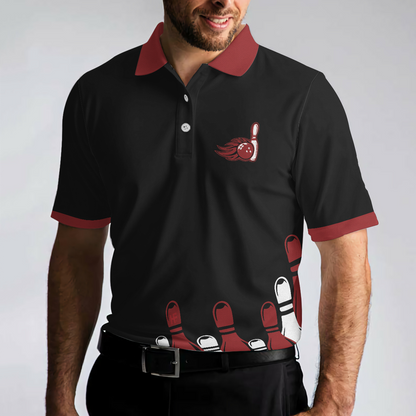 Your Ball Will Be Right Back Polo Shirt, Tenpin Bowling Shirt For Men With Sayings, Bowling Gift Idea - Perfect Gift For Men