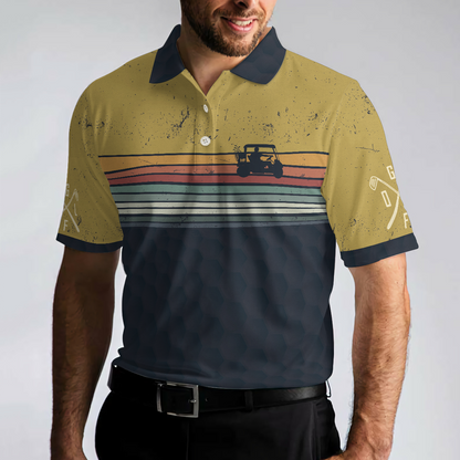 This Is How A Cool Grandpa Rolls Golf Polo Shirt, Striped Shirt For Men, Cool Golf Gift For Golfers - Perfect Gift For Men