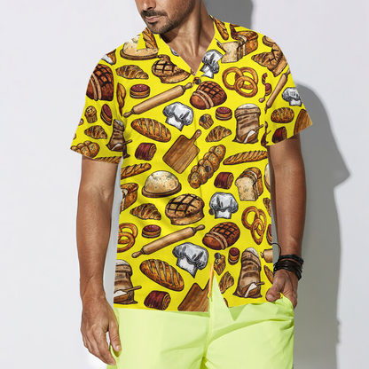 Bread And Pastry Food Hawaiian Shirt, Best Gift For Husband, Wife, Boyfriend, Girlfriend, Friend, Family