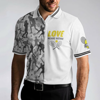 Tennis Men Polo Shirt, Eat Sleep Tennis Repeat Shirt For Male Players, Best Tennis Themed Polo Shirt, Tennis Gift For Men