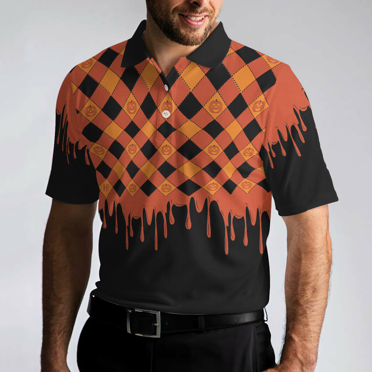Trick Or Teach Halloween Polo Shirt For Men, Best Halloween Gift For Teachers - Perfect Gift For Men