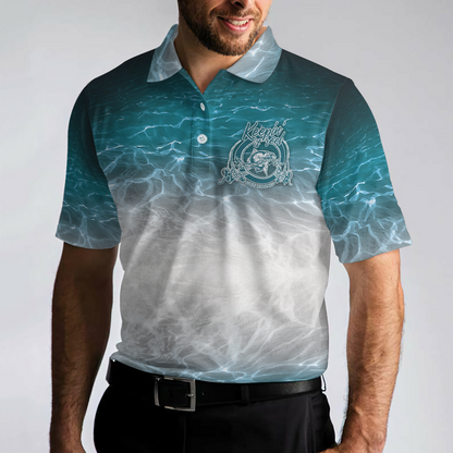 Best Ocean Fishing Men Polo Shirt, Fishing Checklist Rod Beer Bait Fish Story Shirt For Men, Gift For Fishing