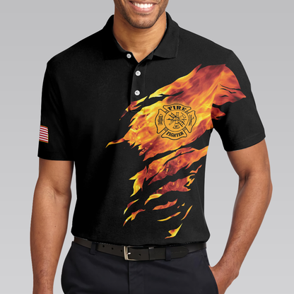 Skull Firefighter Men Polo Shirt, Firefighter My Craft Allows Me To Save Anything Shirt For Men, Gift For Firefighter