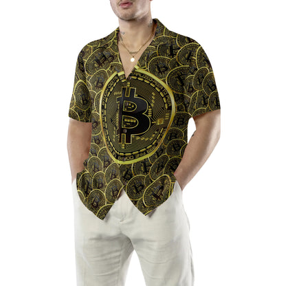 Bitcoins Hawaiian Shirt, Bitcoins Aloha Shirt For Men - Perfect Gift Husband, Boyfriend, Family, Friends