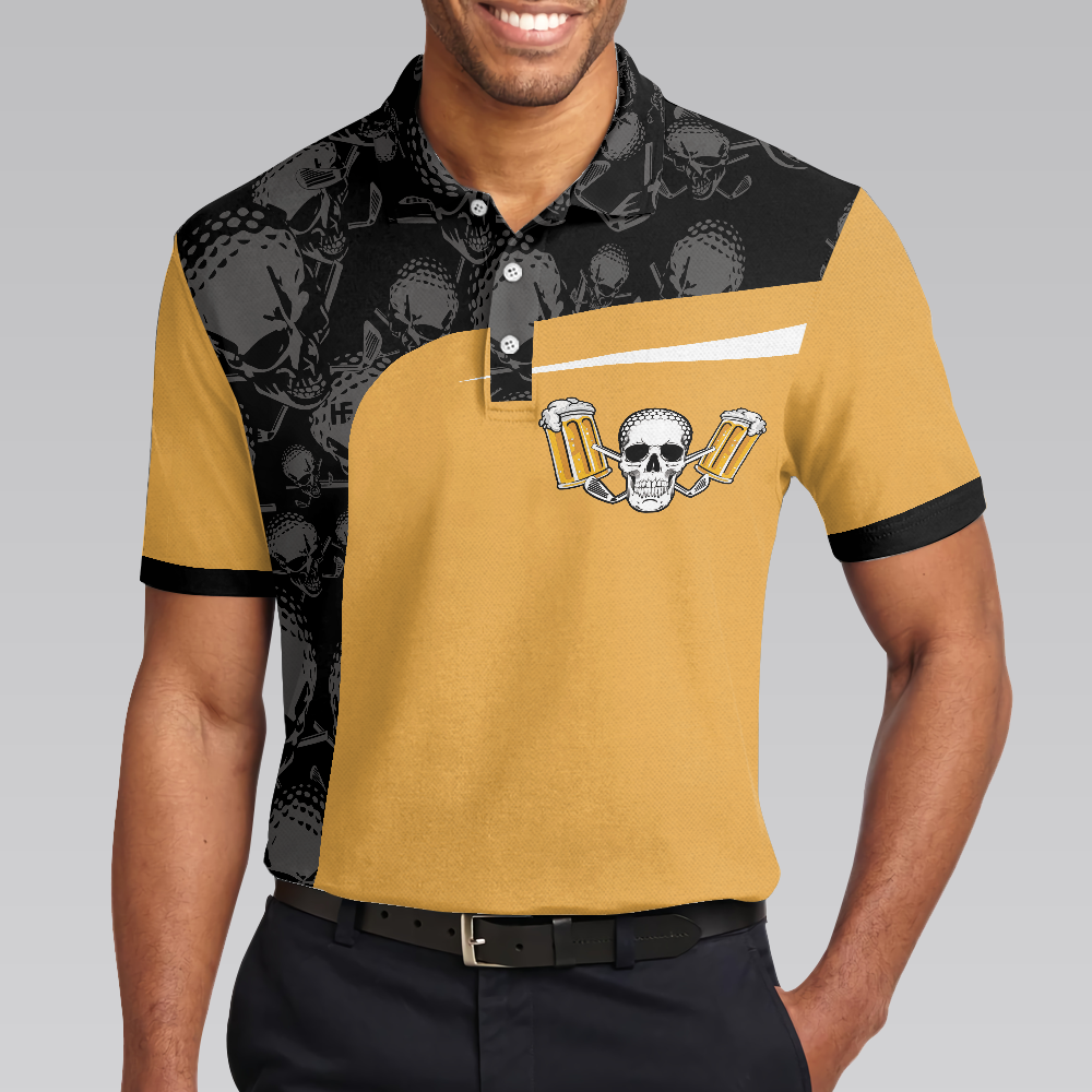 Personalized American Flag Golf Polo Shirt, Golf And Beer That's Why I -  Cerigifts