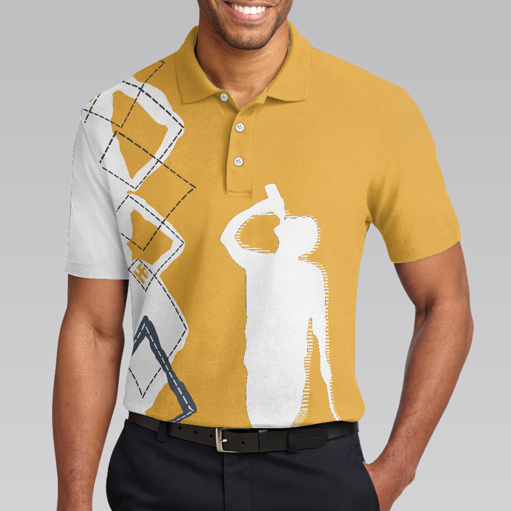 Beer And Golf Men Polo Shirt, That's Why I'm Here Beer Drinking Polo Shirt, Best Golf Shirt For Men