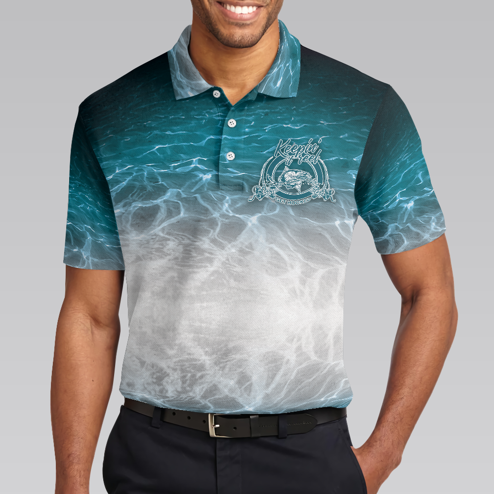Best Ocean Fishing Men Polo Shirt, Fishing Checklist Rod Beer Bait Fish Story Shirt For Men, Gift For Fishing