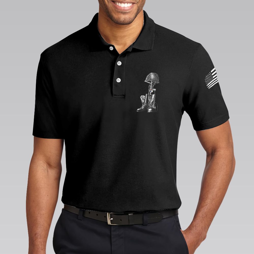 Veteran Gives Life Veteran Polo Shirt, Cool American Flag Veteran Shirt For Men, Veteran Thank You Gift - Perfect Gift For Men