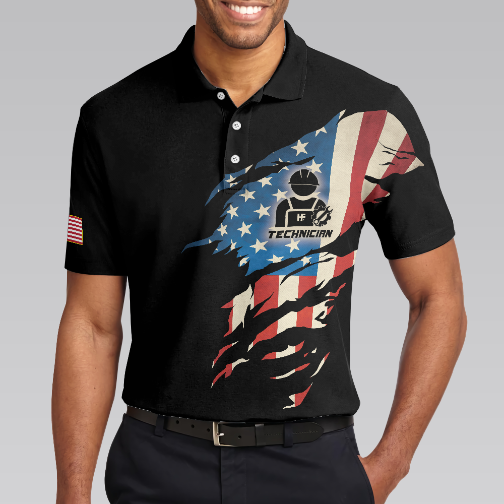 Technician My Craft Allows Me To Fix Anything Polo Shirt, Skull American Flag Polo Shirt, Best Technician Shirt For Men - Gift For Men, Technician