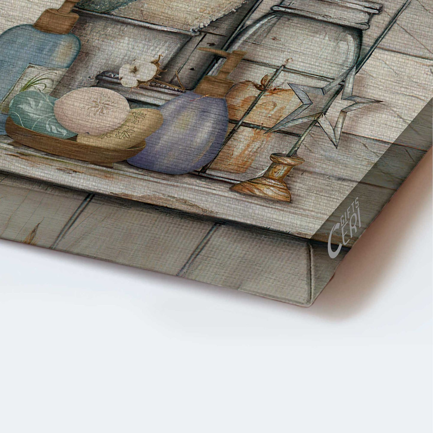 Jesus Portrait Canvas - Beautiful bathroom, Cotton flower, Today I choose joy Portrait Canvas - Gift For Christian - Today I choose joy