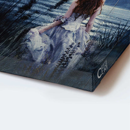 Jesus Portrait Canvas - Beautiful nigh sky, Beautiful girl, Come to Jesus Portrait Canvas - Gift For Christian - God is my life