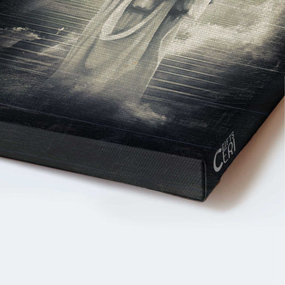 Jesus Portrait Canvas - Jesus hugging man, Mystic light, Dove Portrait Canvas - Gift For Christian Jesus Portrait Canvas Prints, Wall Art