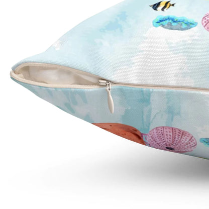 Bible Verse Pillow - Jesus Pillow - Dolphin, Sea Animals Pillow - Gift For Christian - My Salvation Comes From The Lord Jonah 2:9 Pillow
