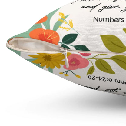 Bible Verse Pillow - Jesus Pillow - Gift For Christian - The Lord Bless You And Keep You Numbers 6:24-26 Pillow