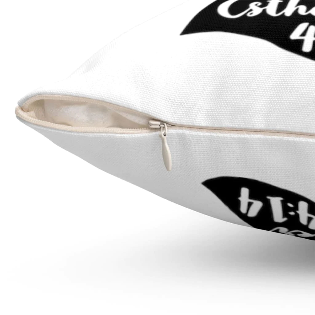 Bible Verse Pillow - Jesus Pillow - Gift For Christian - Perhaps She Was Made For Such A Time As This Esther 4:14 Christian Pillow