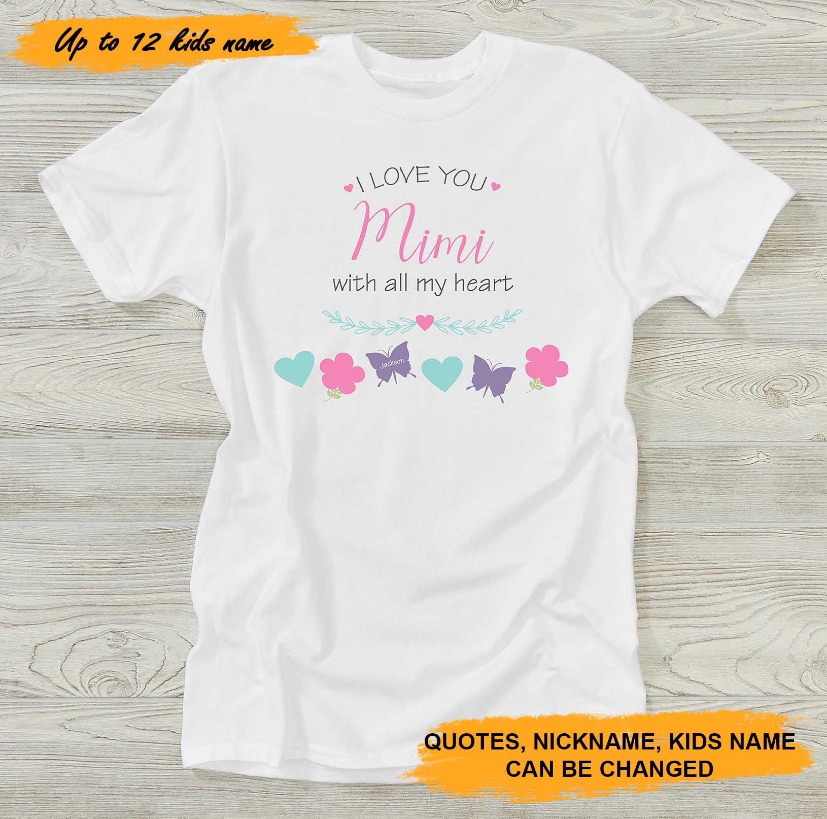 Grandma Has All Our Hearts Personalized Ladies Shirts, Grandma Love Bugs Custom Name Shirt, Mother's Day Shirt - Personalized Gift For Mom, Gigi, Nana, Mimi, Grandma