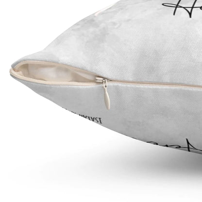 Bible Verse Pillow - Jesus Pillow - Flower Art Pillow - Gift For Christian - Then you will call, and the Lord will answer Isaiah 58:9 Throw Pillow