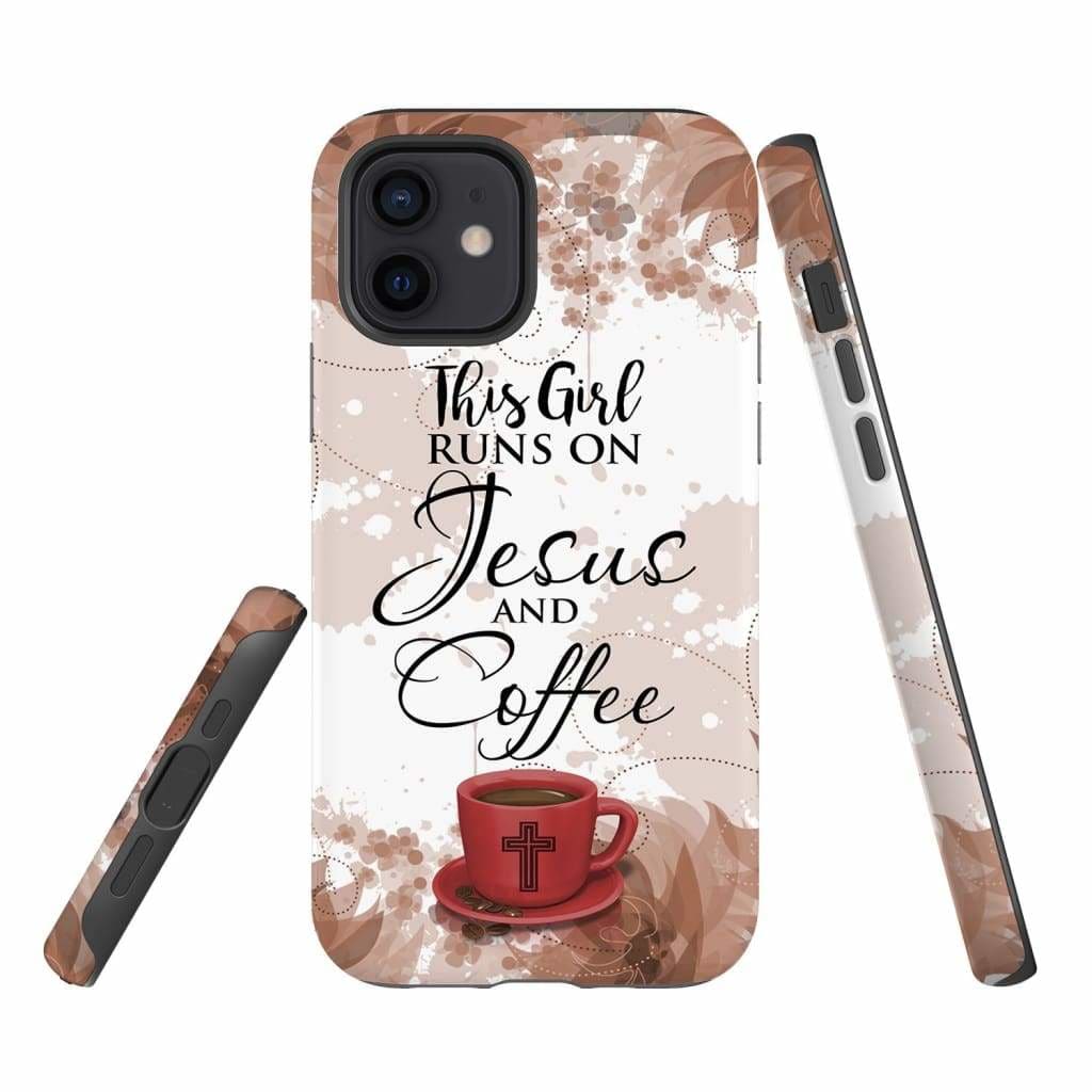 Jesus and Coffee Tough Phone Cases, Inspirational Phone Cases, Christian Phone Case - Christian Gift For Friend, Family, Coffee Lover