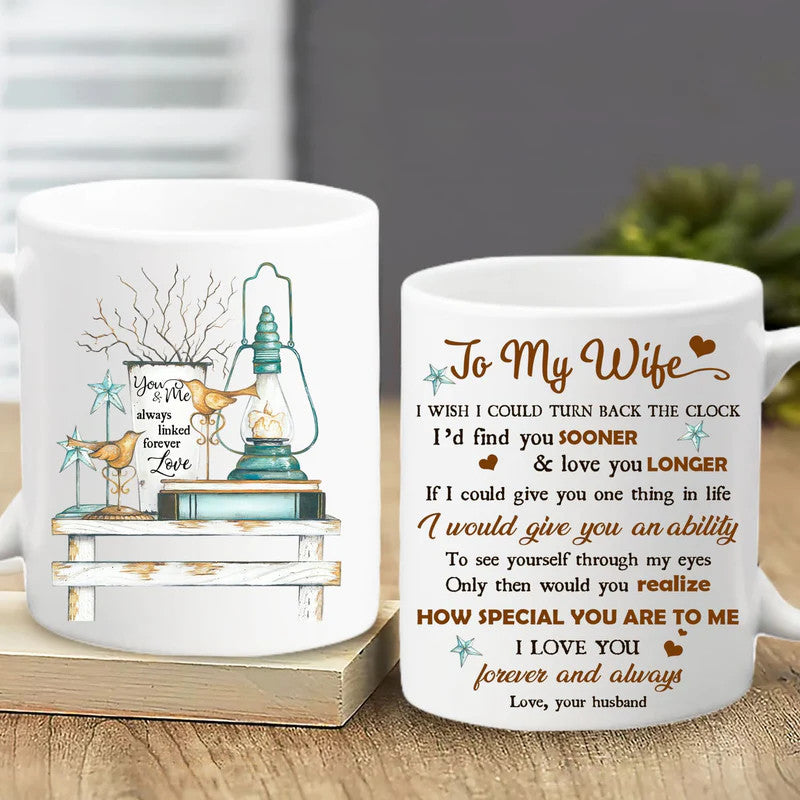 Couple White Mug- To my wife - How special you are to me - Gift for Couple, lover- White Mug